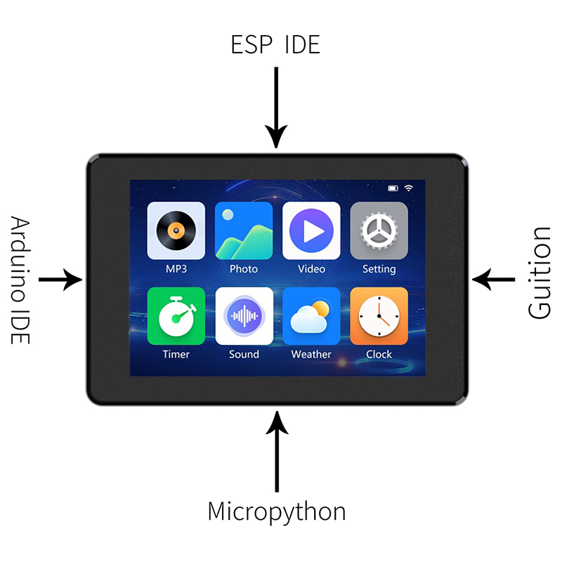 ESP32 MCU 3.5 inci IPS layar s - Argon One V3 M.2 Nvme Case ulasan dan harga
