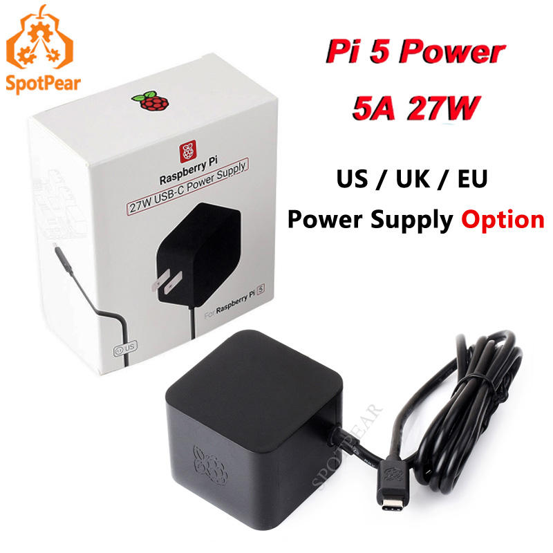 Asli resmi 5V5A PD Power 27W t - Raspberry Pi 5 8Gb Board ulasan dan harga