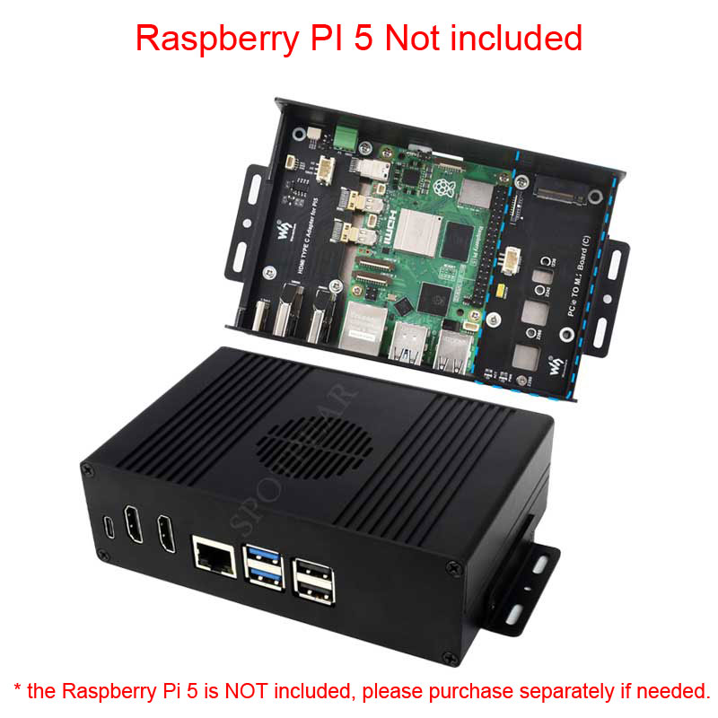 Raspberry Pi 5 Kotak Case Kit- - Argon One V3 M.2 Nvme Case ulasan dan harga