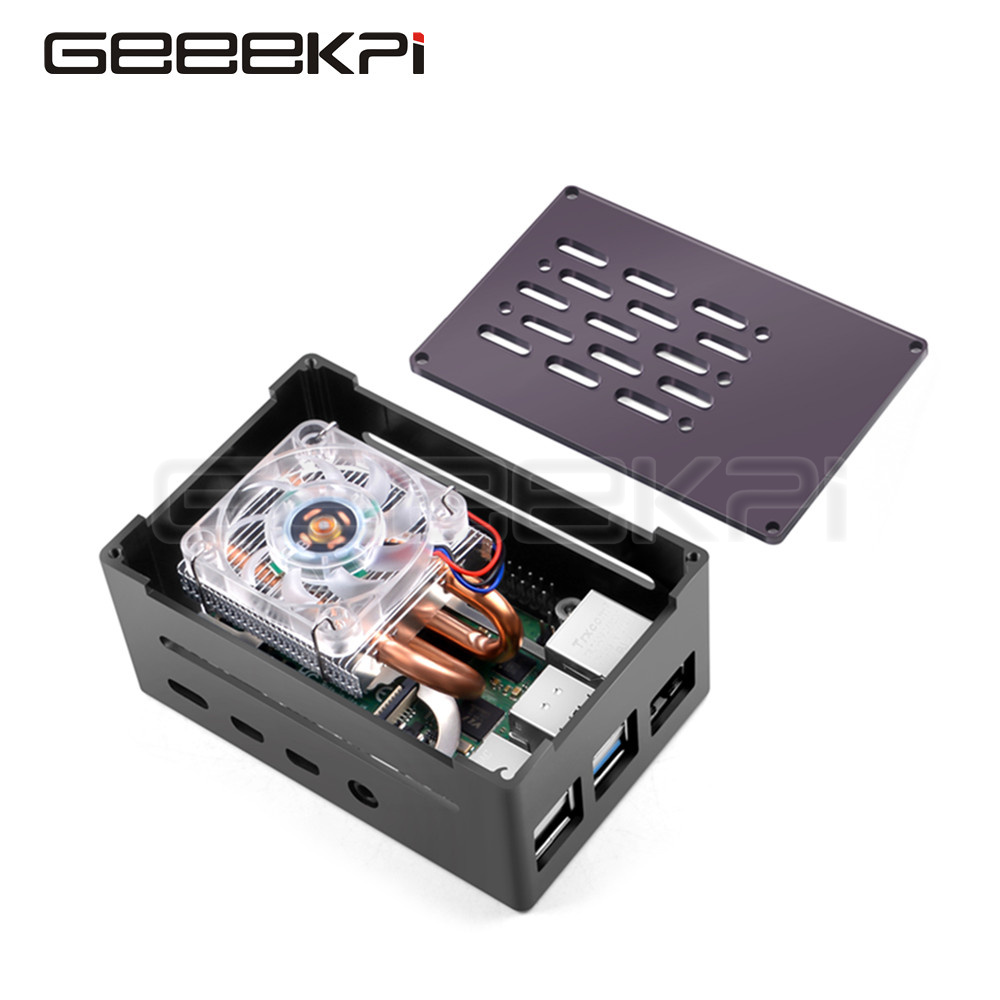 Geeekki Cangkang Hitam Casing  - Argon One V3 M.2 Nvme Case ulasan dan harga